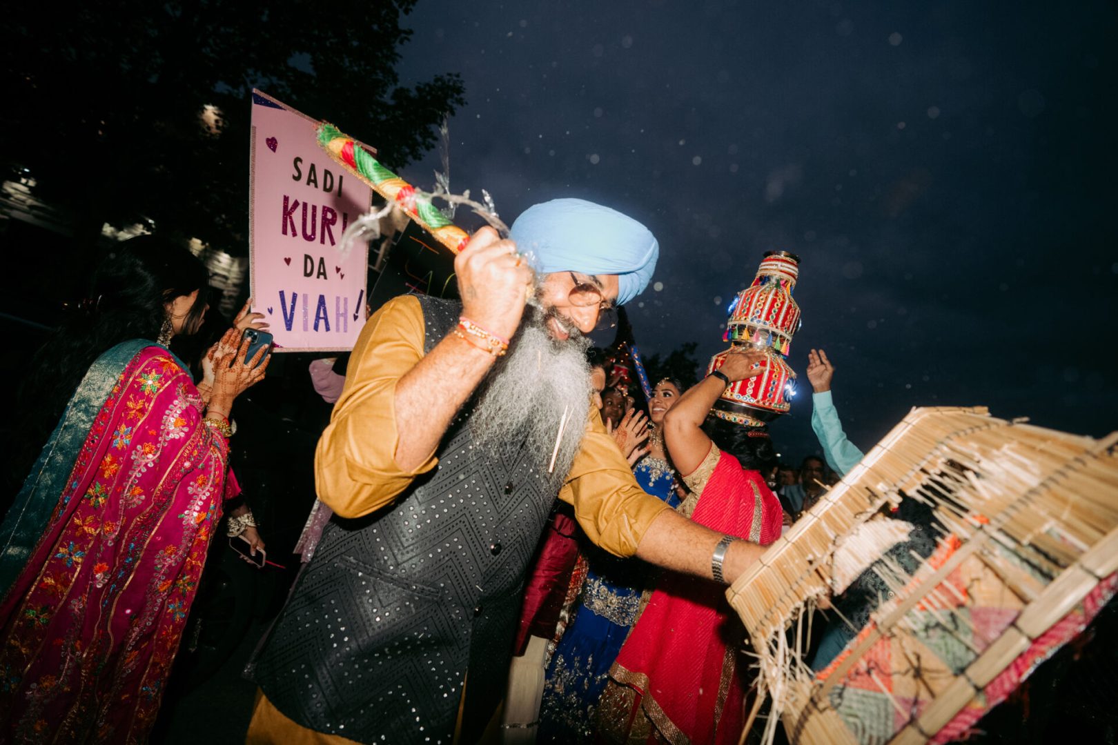 indian wedding dancing photo